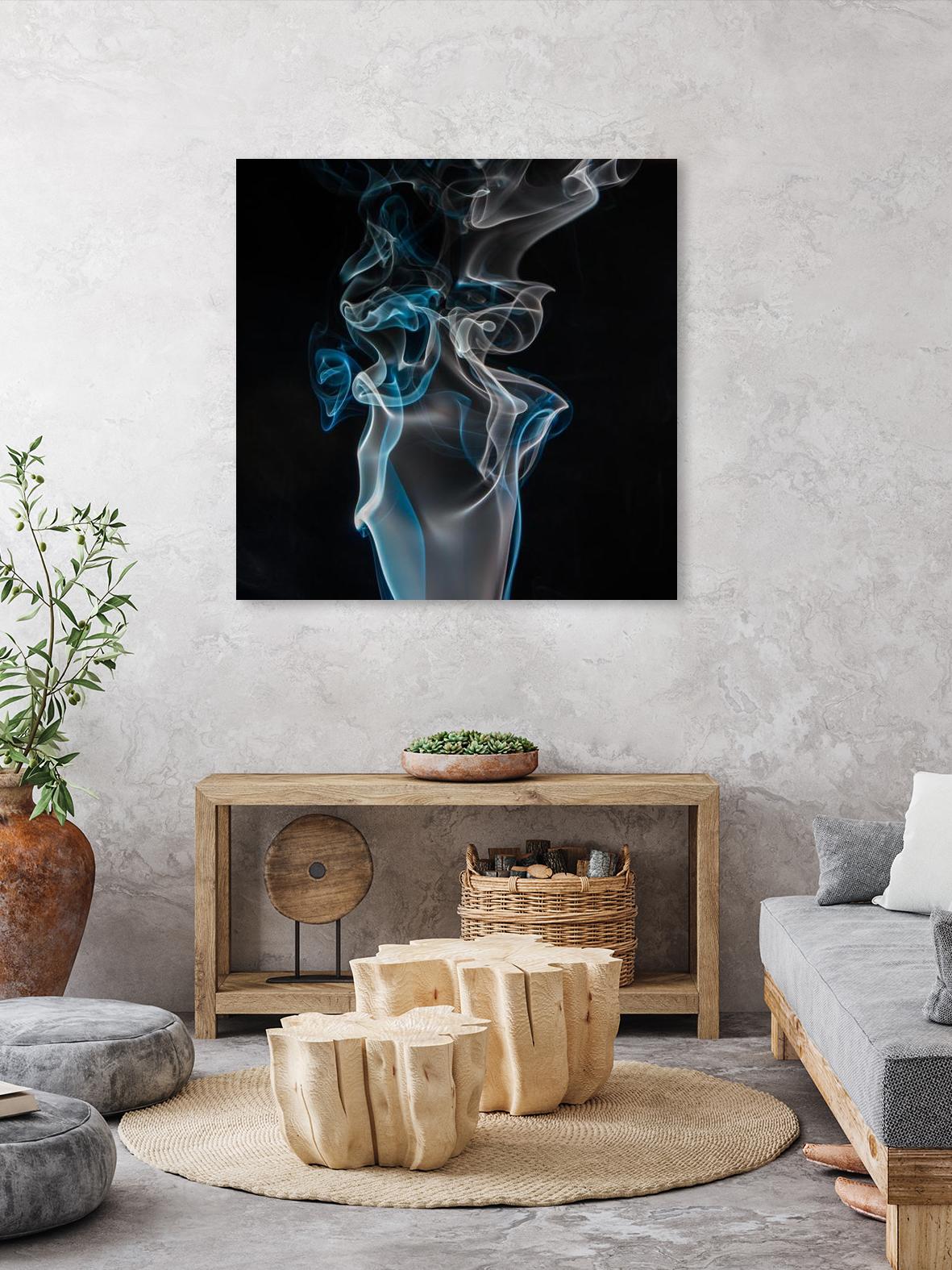 Blue smoke by Pexels on GIANT ART - blue photo art