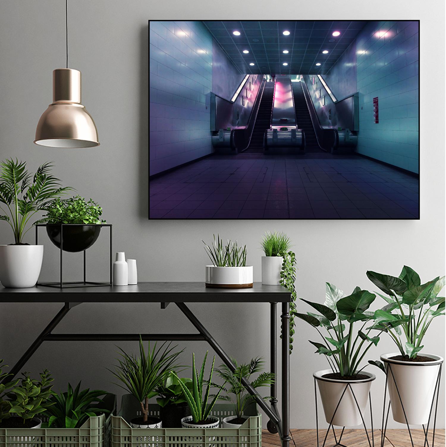 Up or down by Pexels on GIANT ART - pink photo art