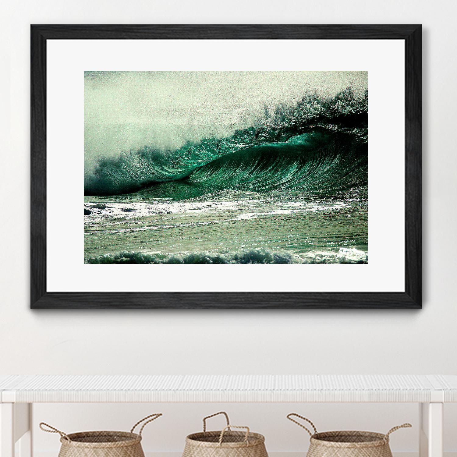 Broken waves by Pexels on GIANT ART - white sea scene