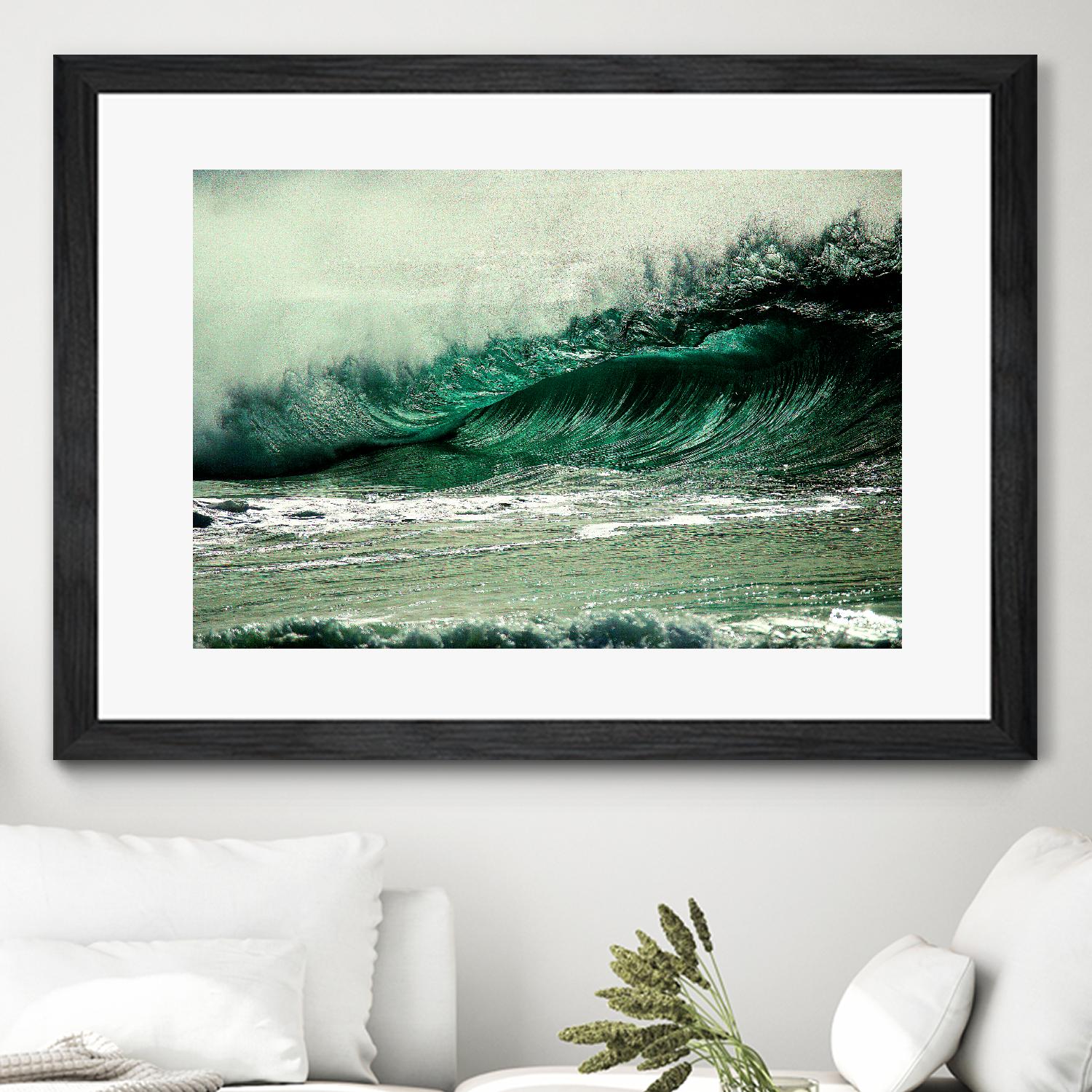 Broken waves by Pexels on GIANT ART - white sea scene