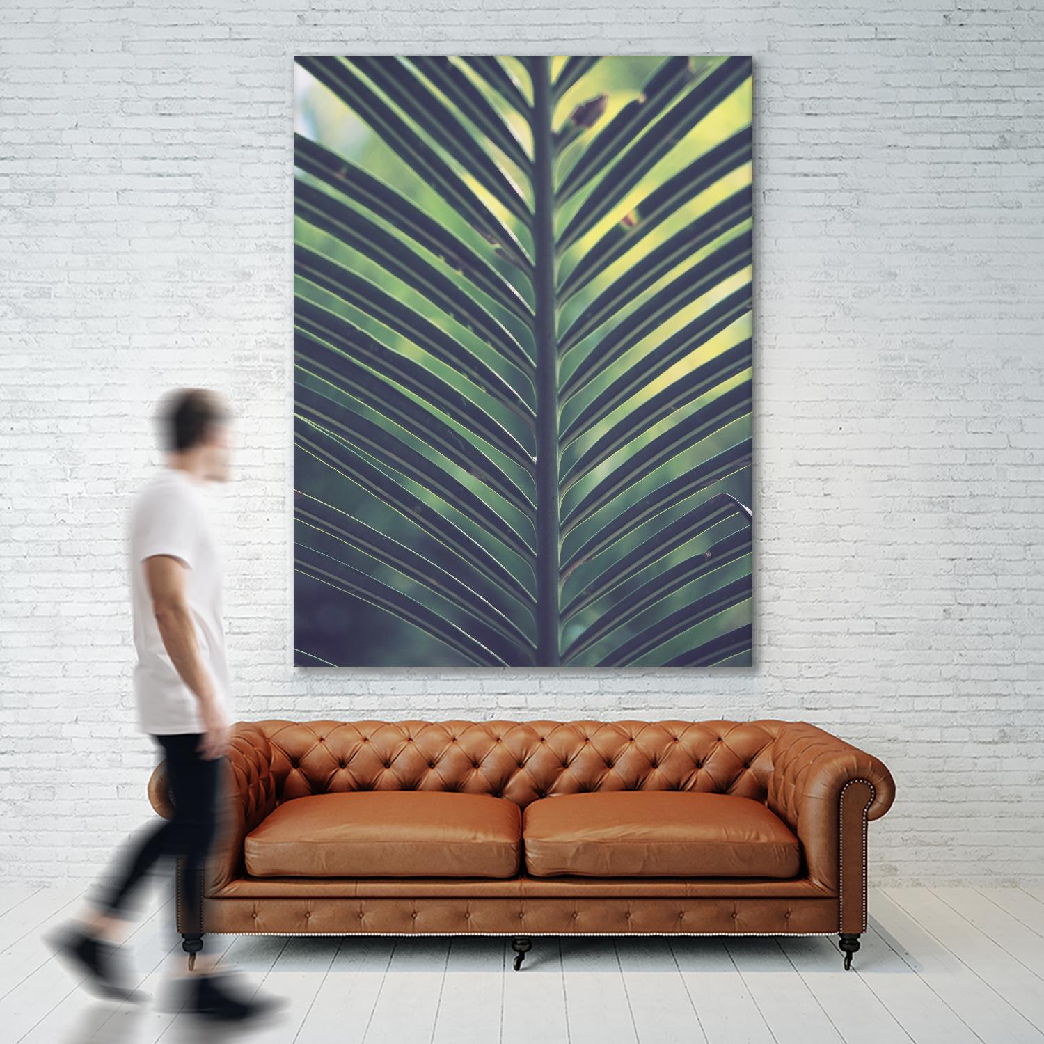 Leaf by Pexels on GIANT ART - yellow tropical