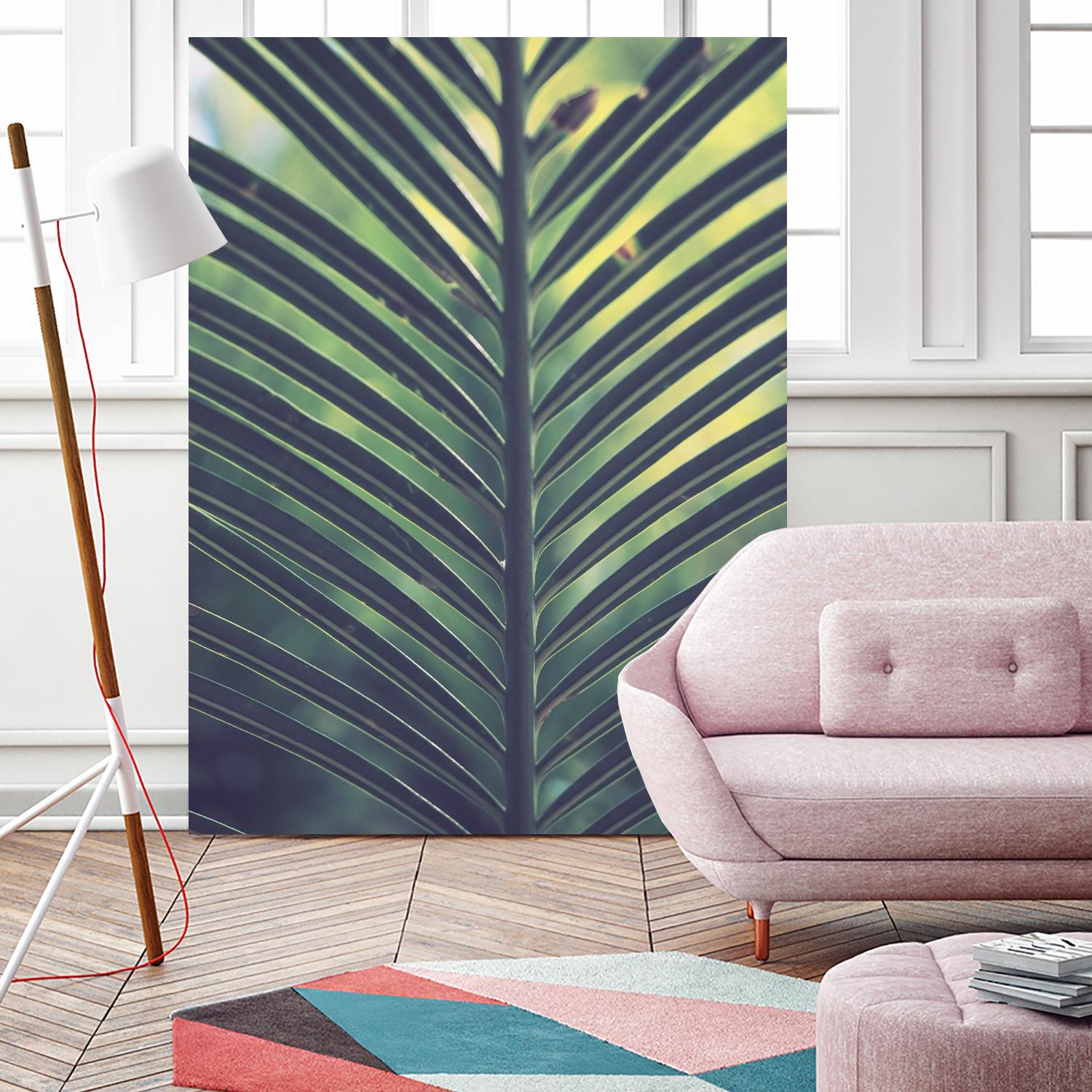 Leaf by Pexels on GIANT ART - yellow tropical