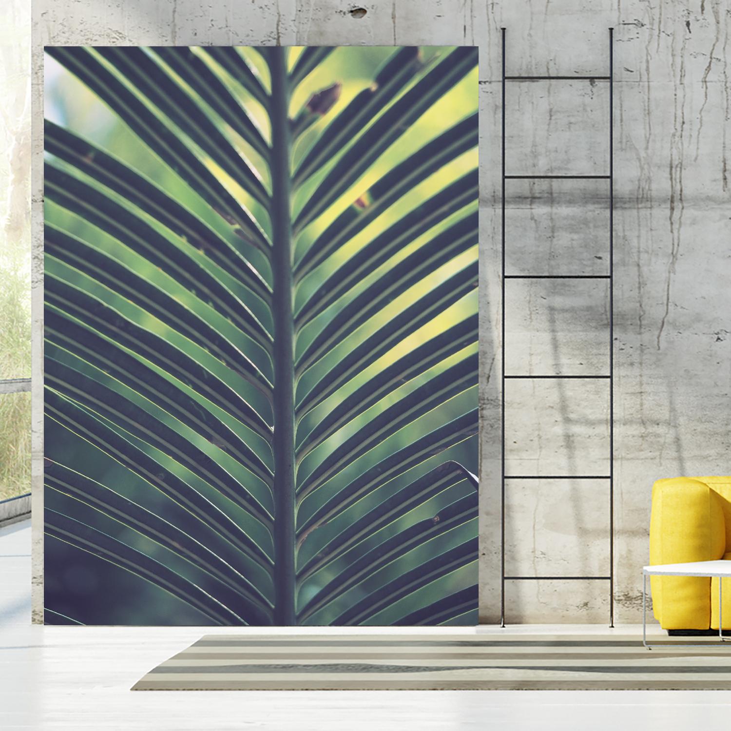 Leaf by Pexels on GIANT ART - yellow tropical