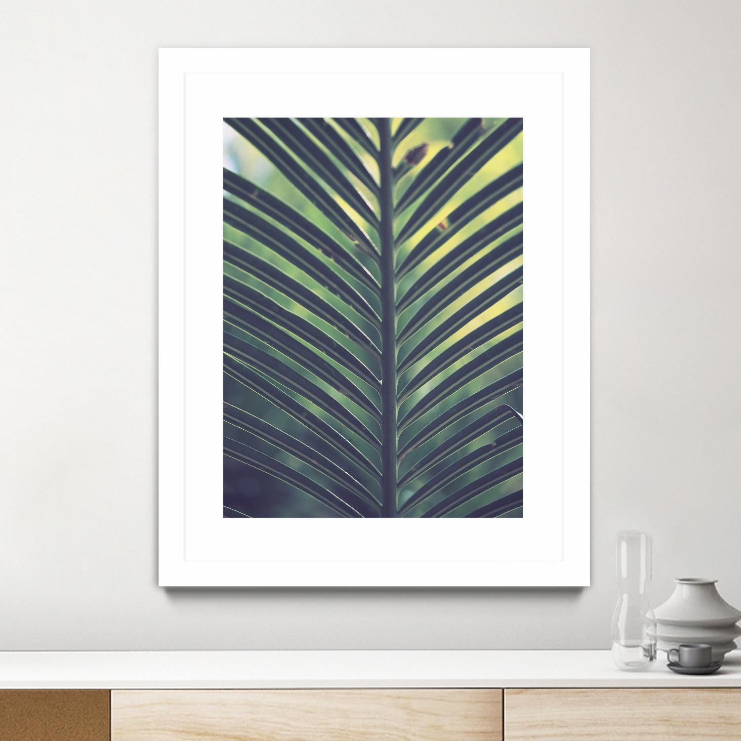 Leaf by Pexels on GIANT ART - yellow tropical