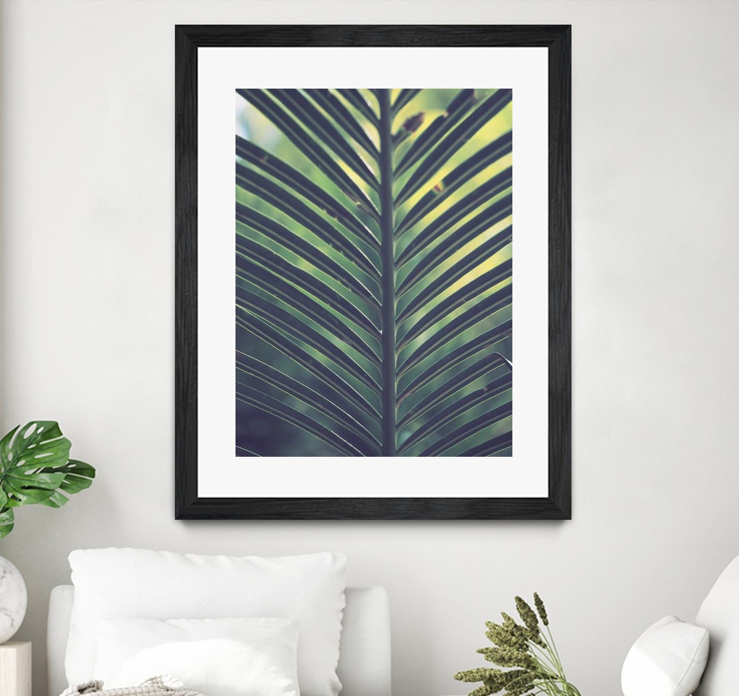 Leaf by Pexels on GIANT ART - yellow tropical