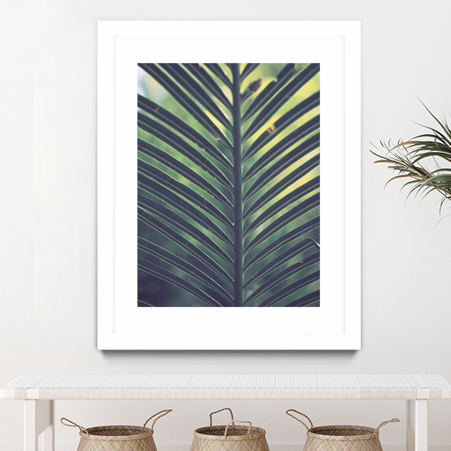 Leaf by Pexels on GIANT ART - yellow tropical