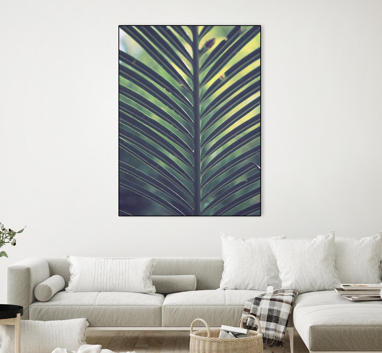 Leaf by Pexels on GIANT ART - yellow tropical