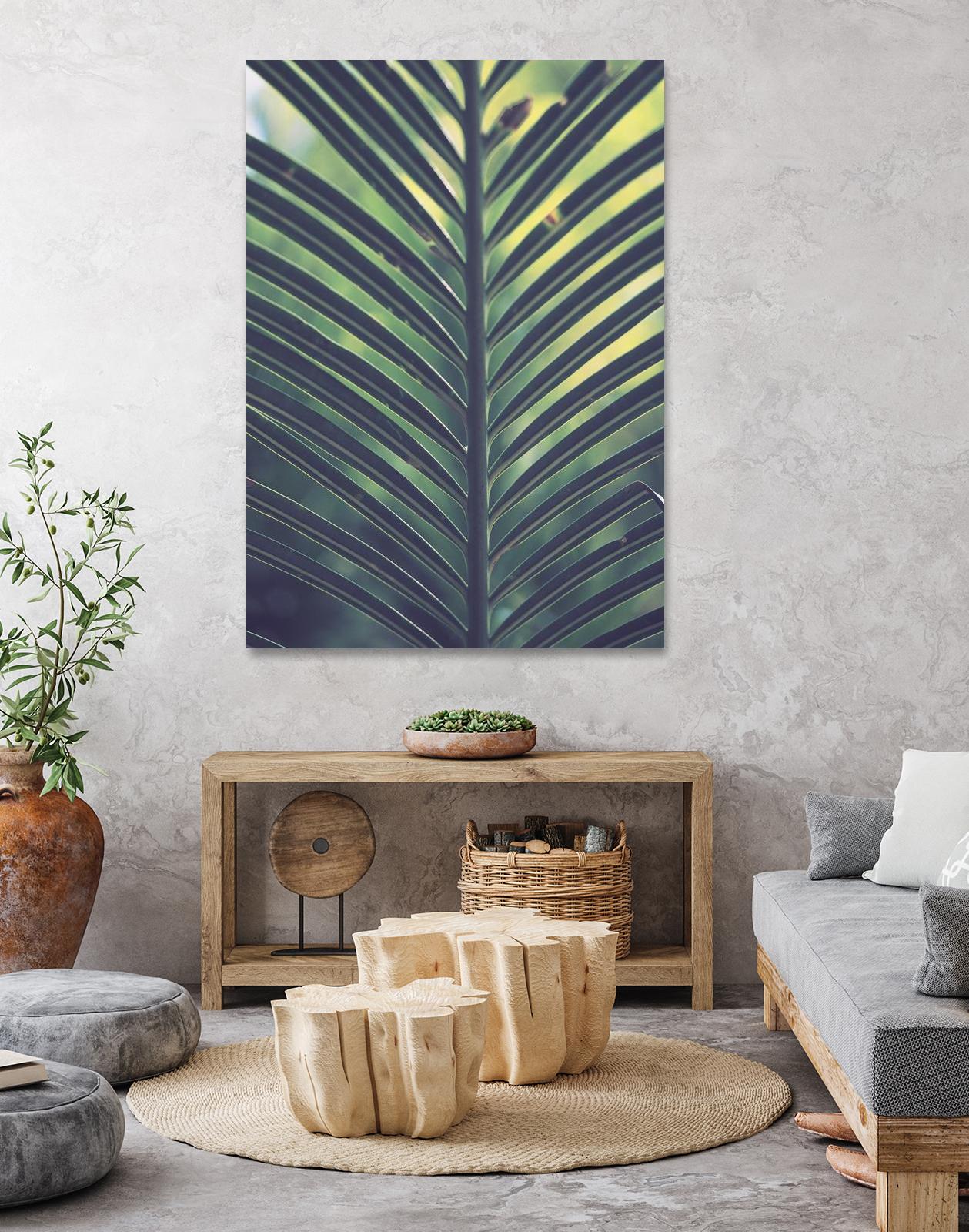 Leaf by Pexels on GIANT ART - yellow tropical