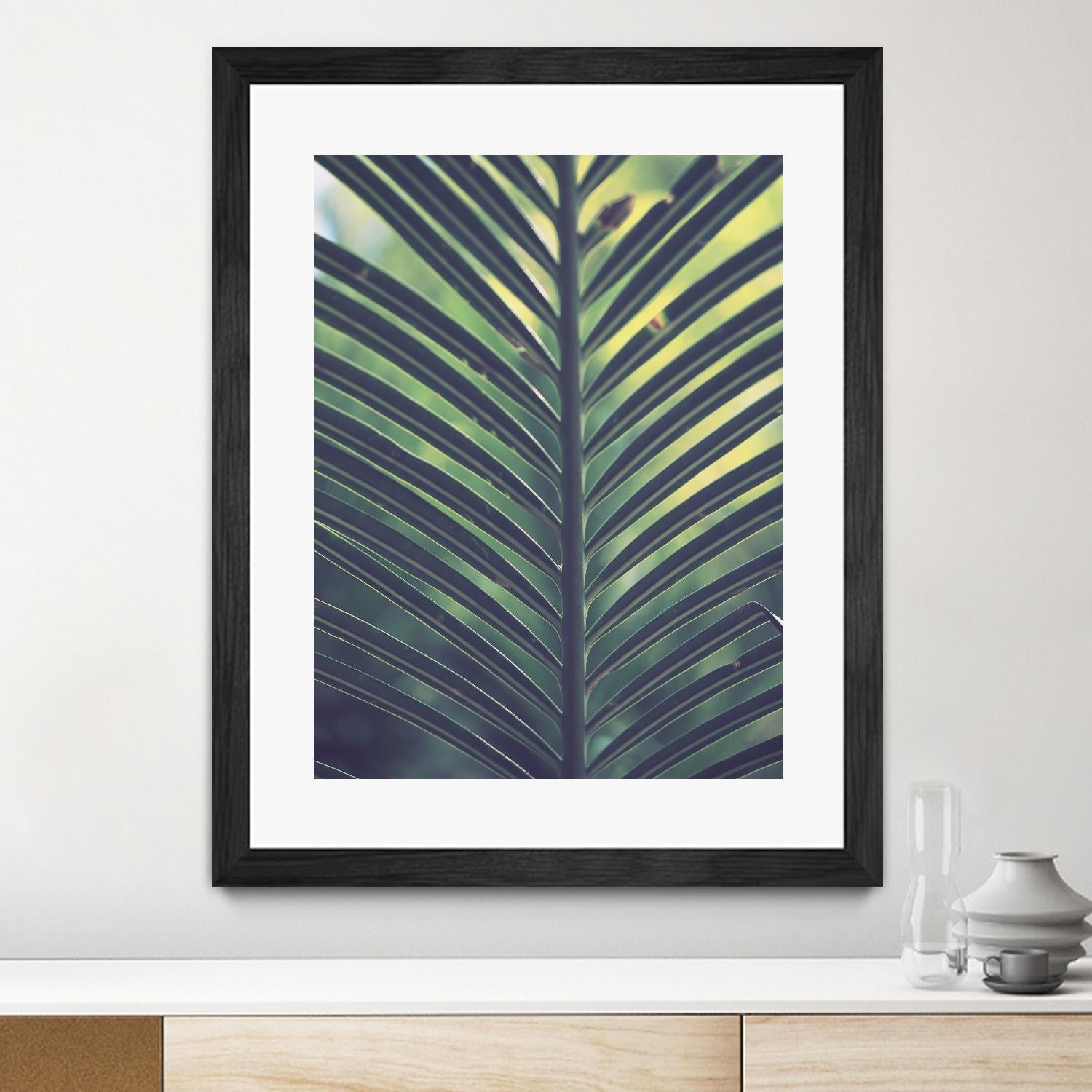 Leaf by Pexels on GIANT ART - yellow tropical