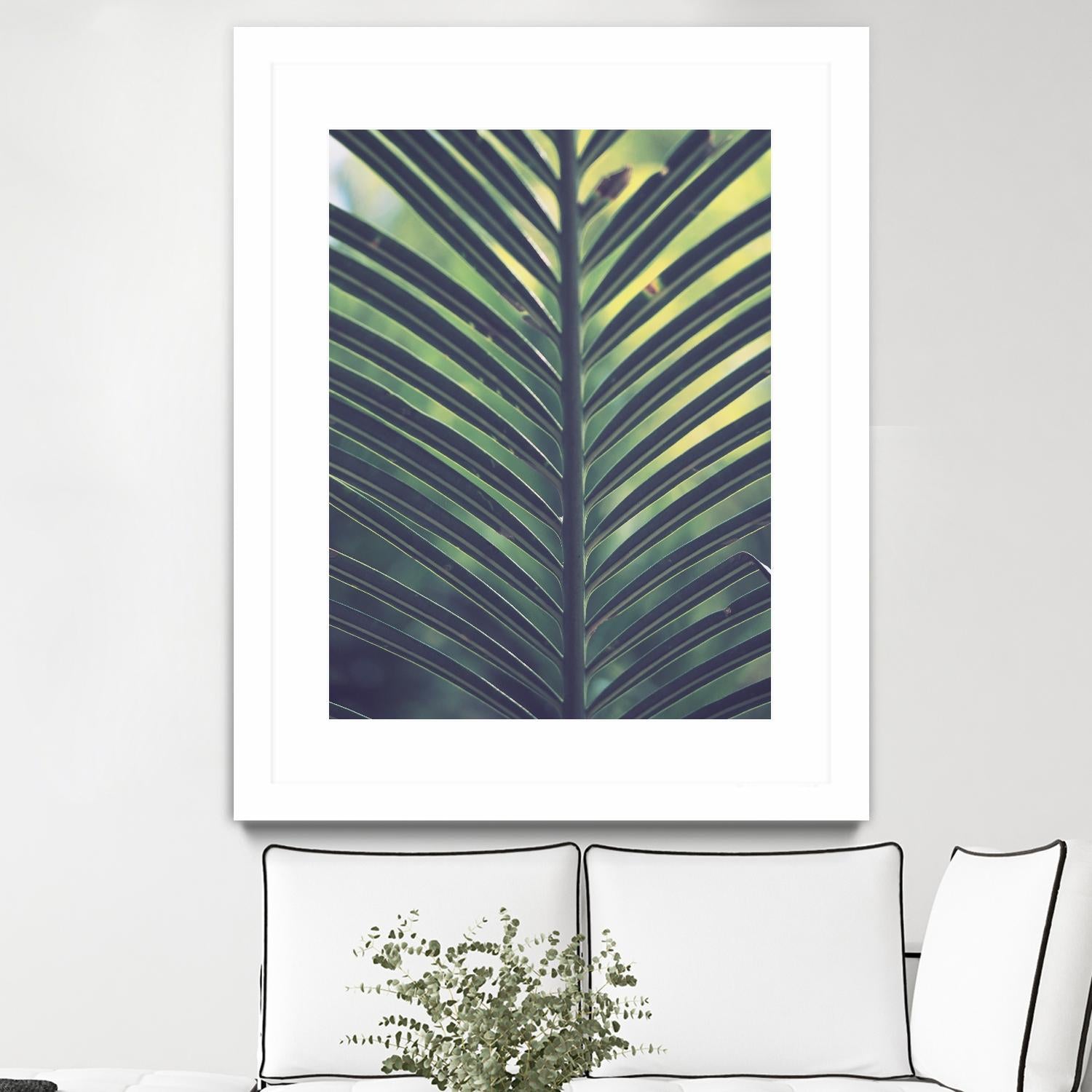 Leaf by Pexels on GIANT ART - yellow tropical