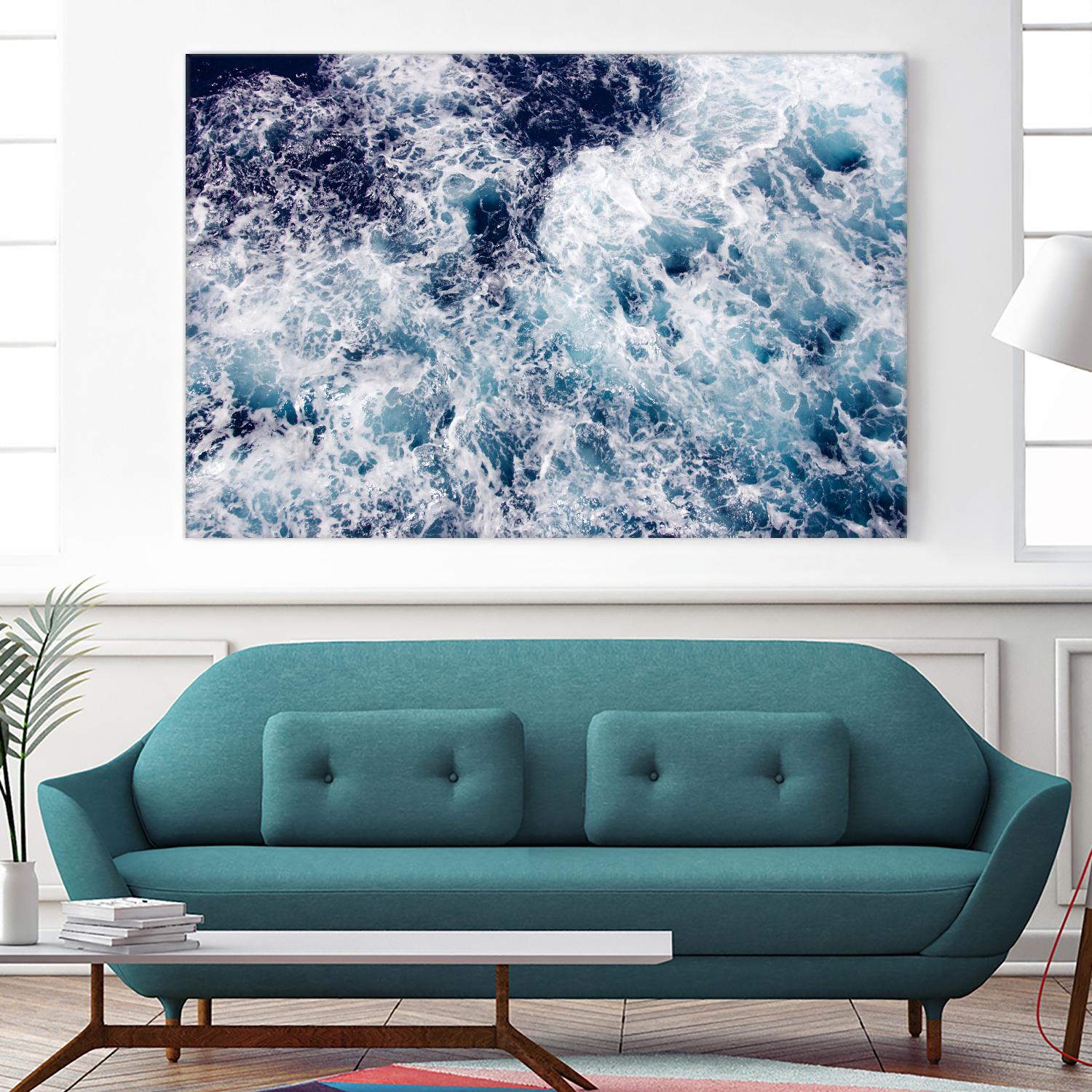 Swirl by Pexels on GIANT ART - white sea scene waves