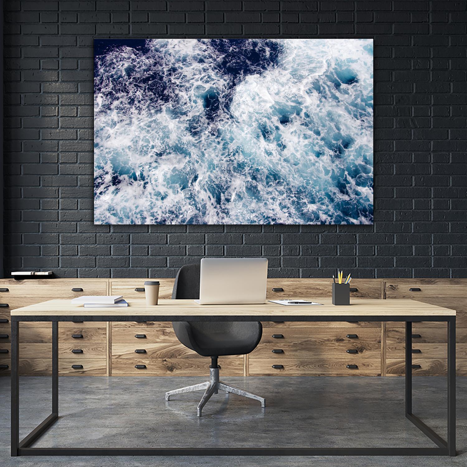 Swirl by Pexels on GIANT ART - white sea scene waves