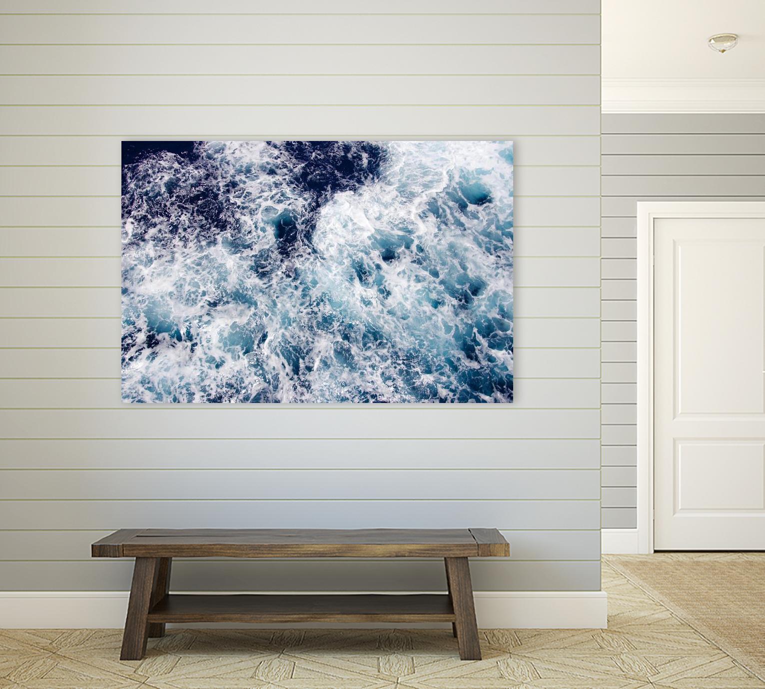 Swirl by Pexels on GIANT ART - white sea scene waves