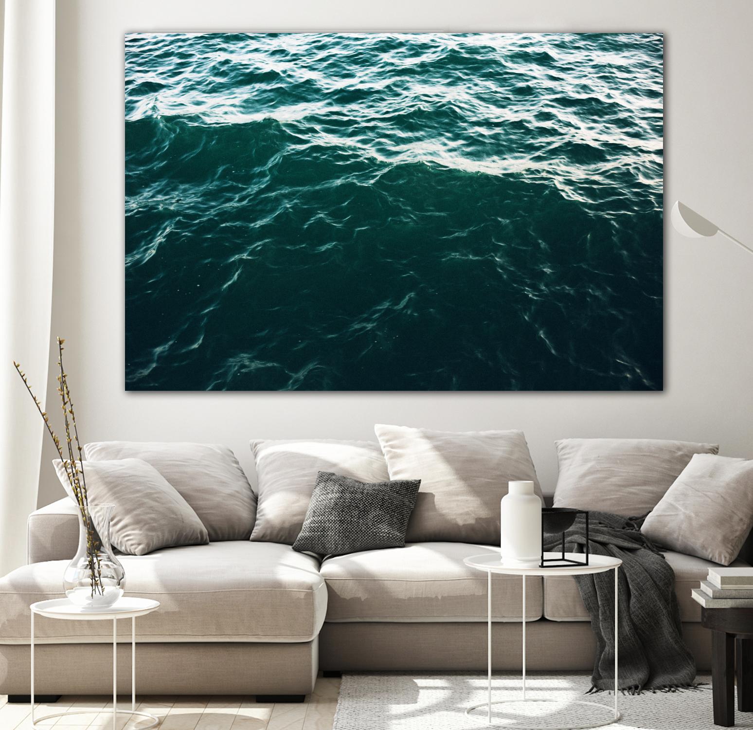 Waves by Pexels on GIANT ART - black sea scene