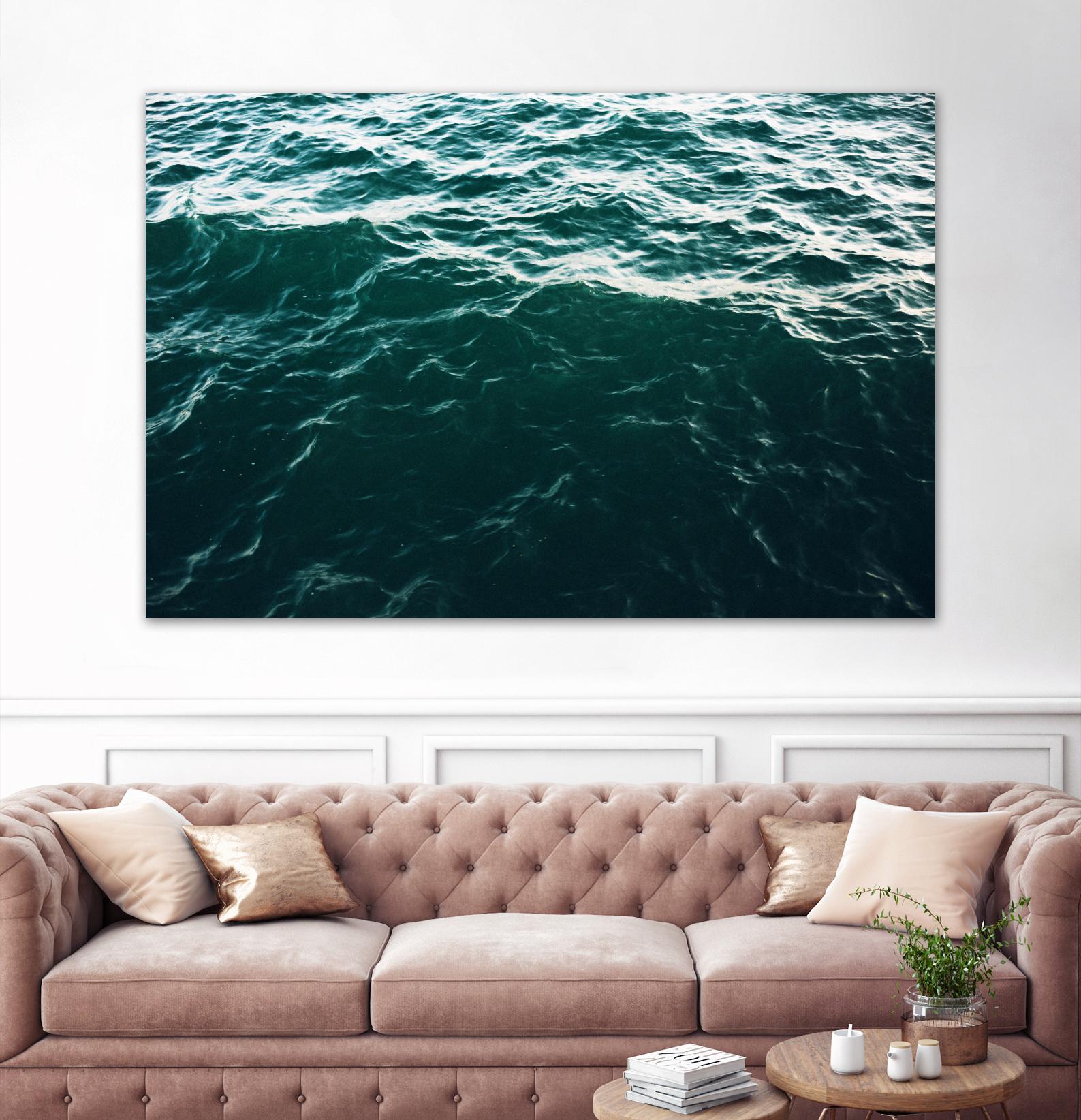 Waves by Pexels on GIANT ART - black sea scene