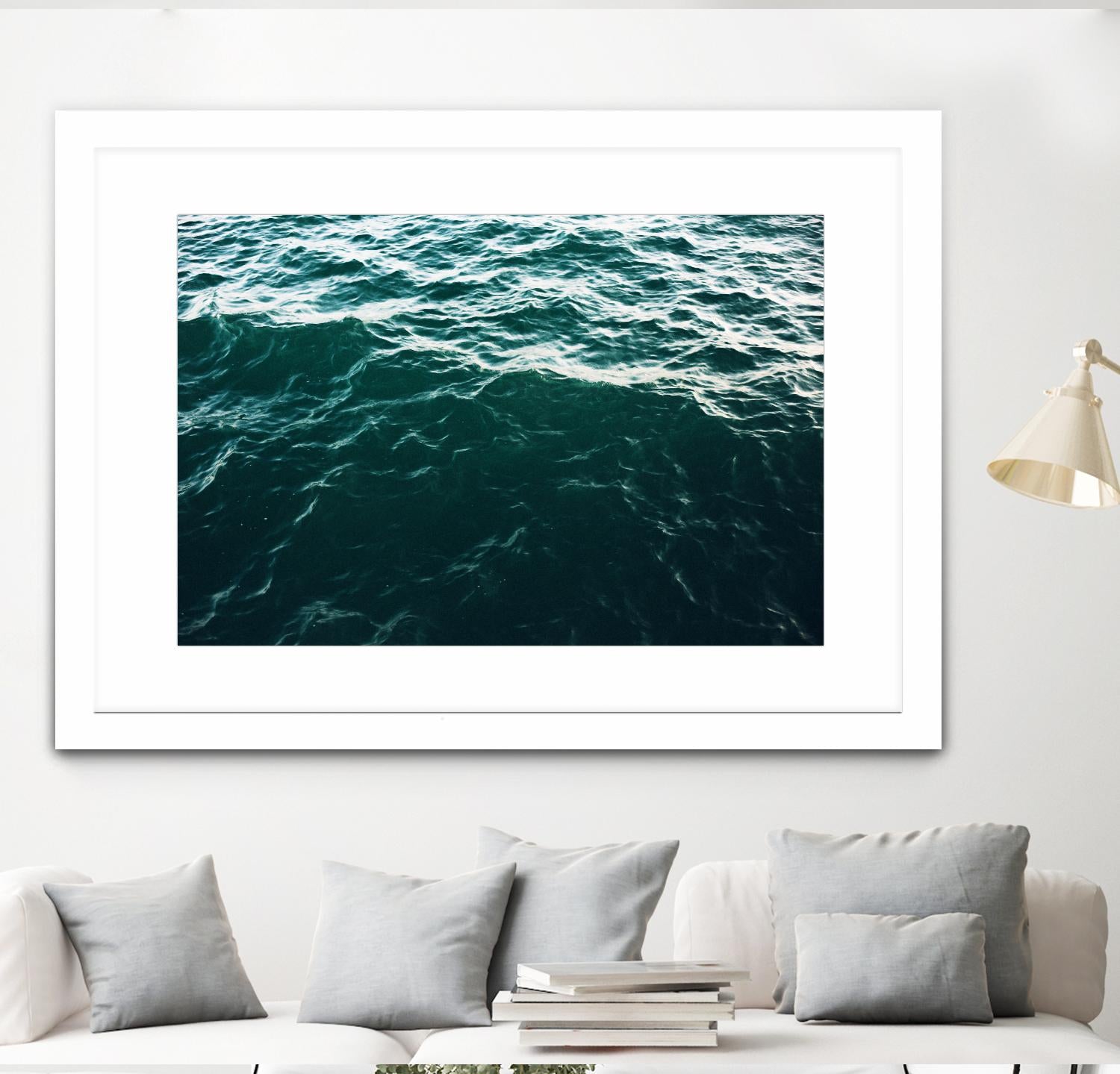 Waves by Pexels on GIANT ART - black sea scene