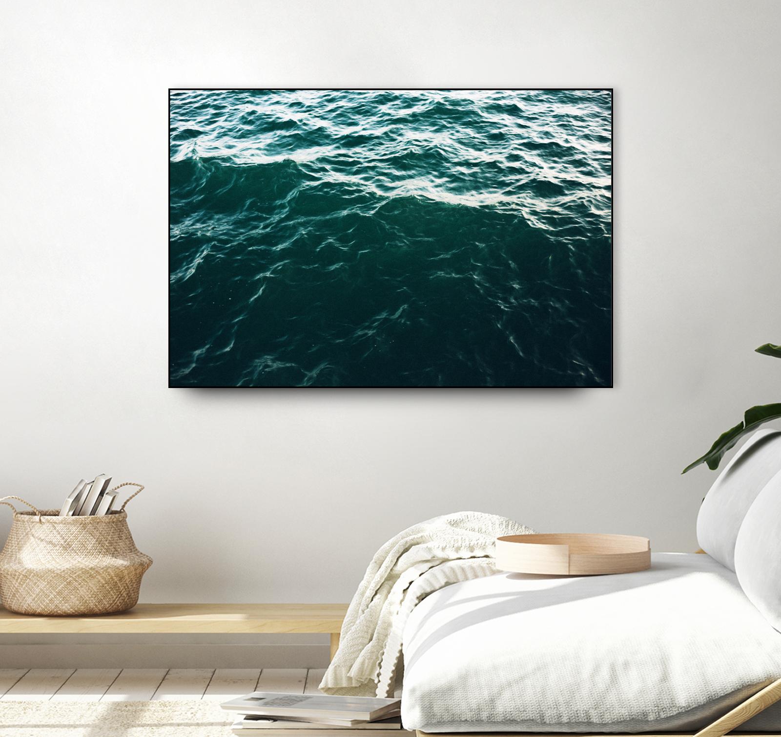 Waves by Pexels on GIANT ART - black sea scene