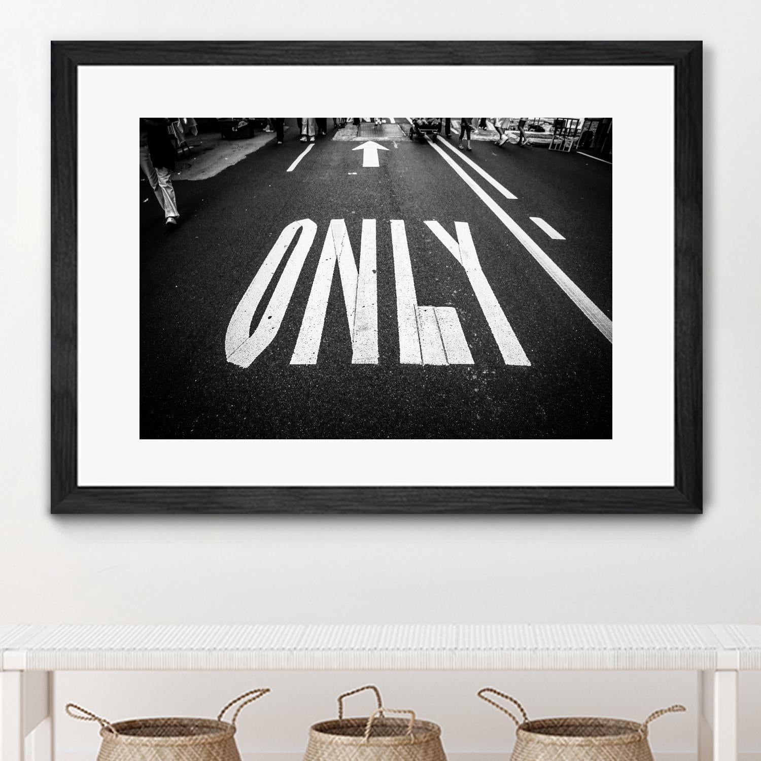 Only that way by Pexels on GIANT ART - white city scene