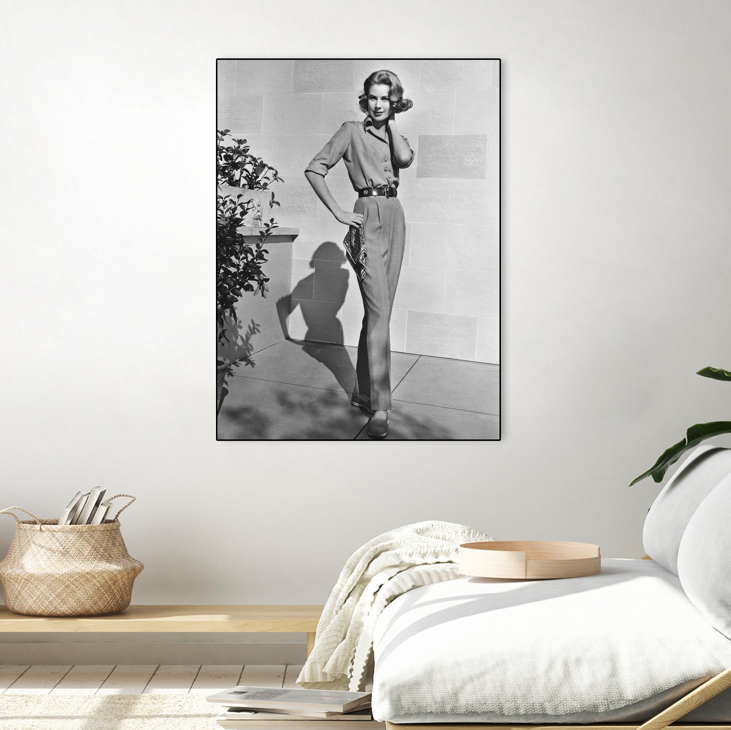 Grace Kelly (b/w photo) by BridgemanArt on GIANT ART - black and white actress