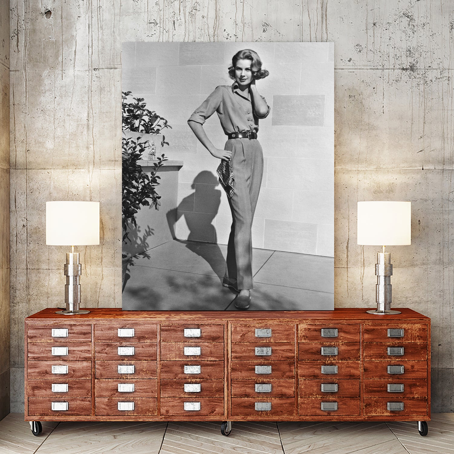 Grace Kelly (b/w photo) by BridgemanArt on GIANT ART - black and white actress