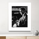 Ray Charles At The Piano by Bridgeman Images  on GIANT ART - black and white photography