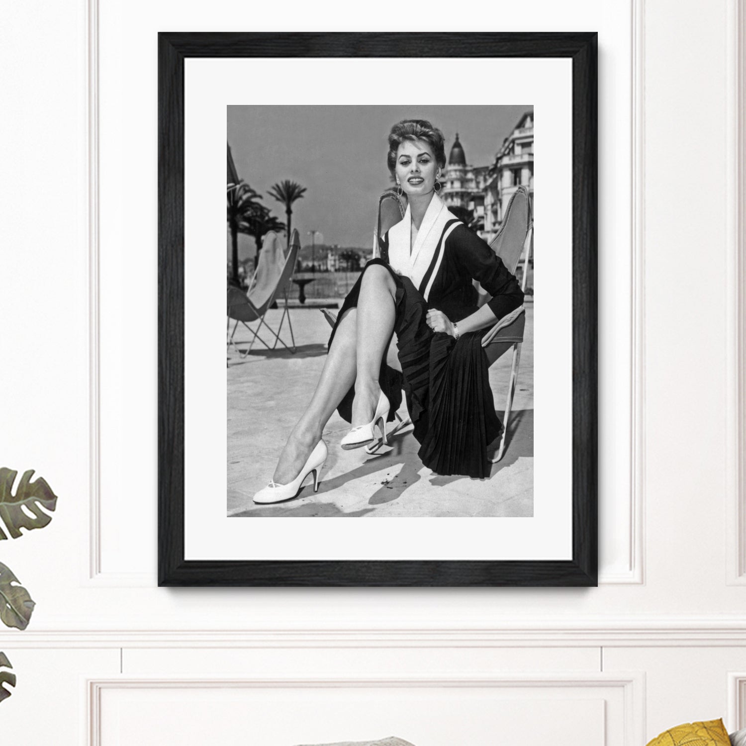 Sophia Loren at Cannes Festival 1954 by Bridgeman Images on GIANT ART - black and white photo