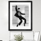 Jailhouse Rock' de RichardThorpe avec Elvis Presley 1957 by Bridgeman Images on GIANT ART - black and white photography 