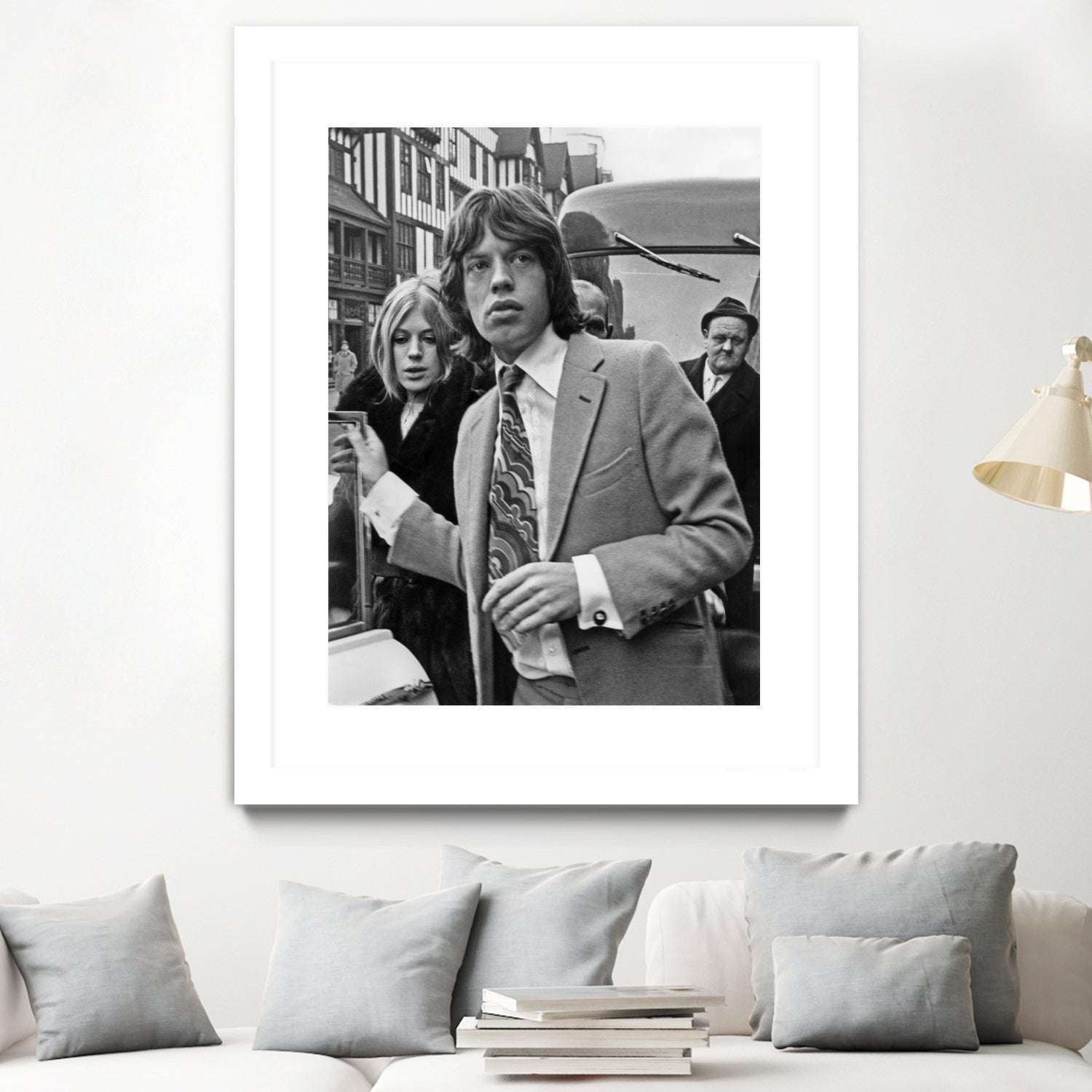 Mick Jagger et Marianne Faithfull by Bridgeman Images on GIANT ART - black and white photography