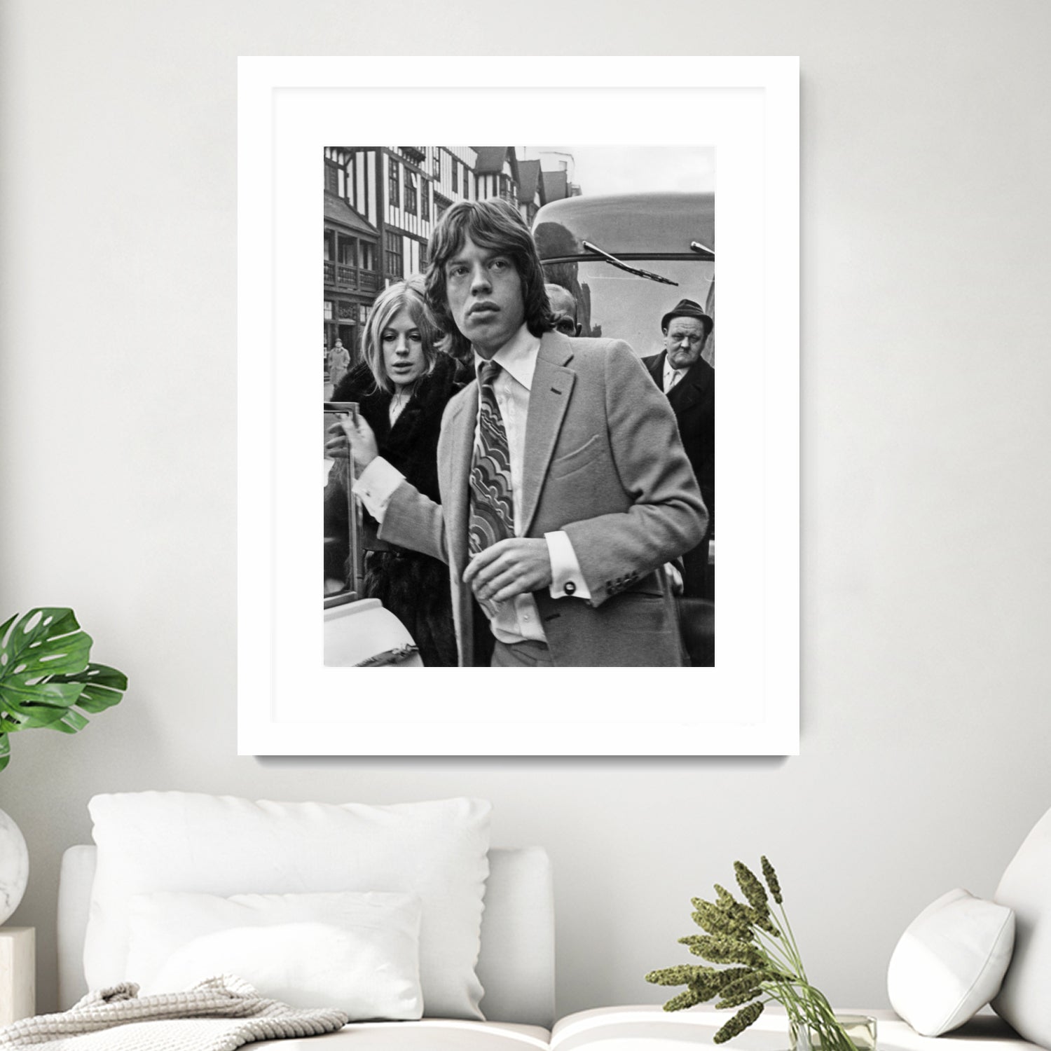 Mick Jagger et Marianne Faithfull by Bridgeman Images on GIANT ART - black and white photography