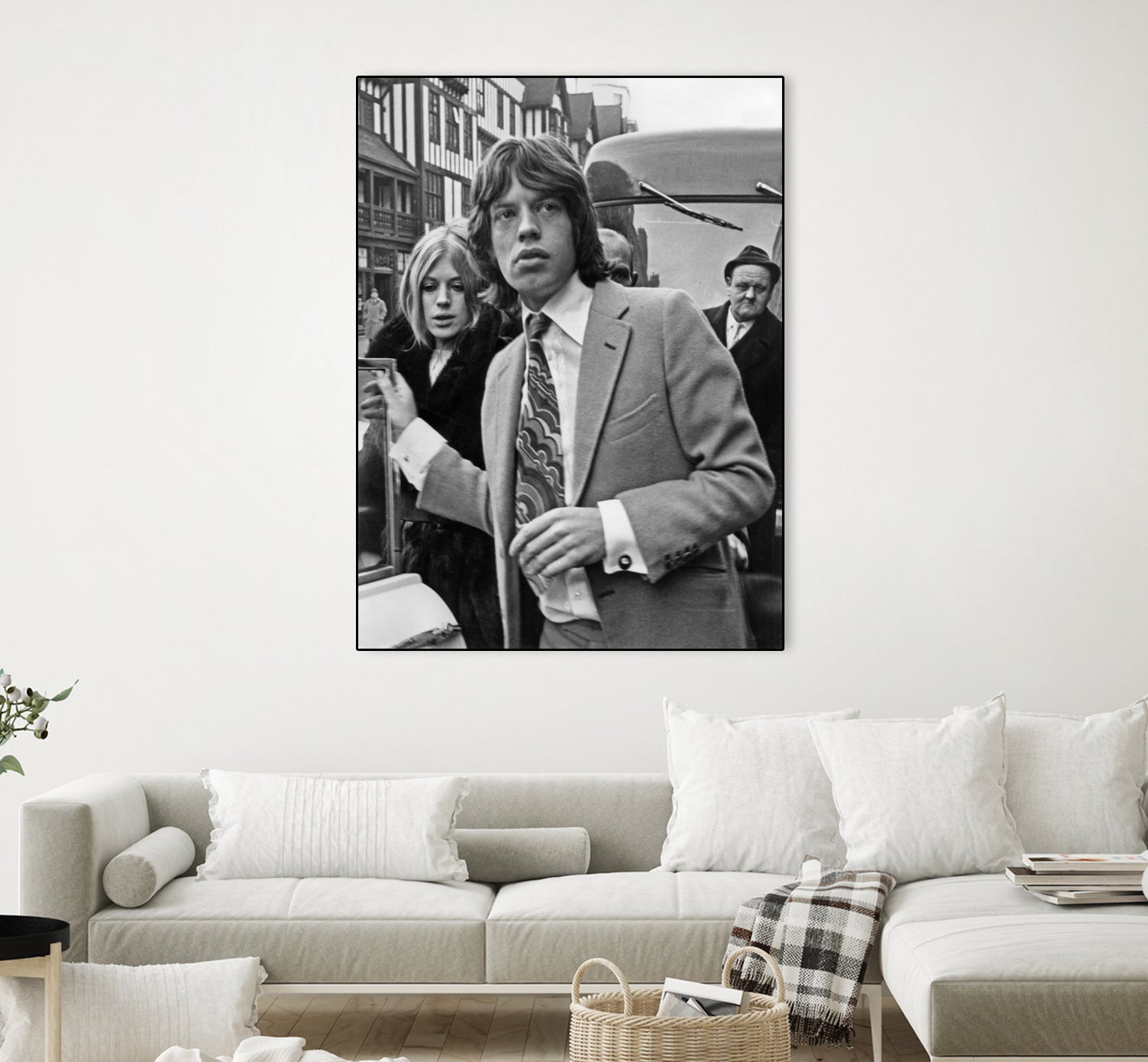 Mick Jagger et Marianne Faithfull by Bridgeman Images on GIANT ART - black and white photography