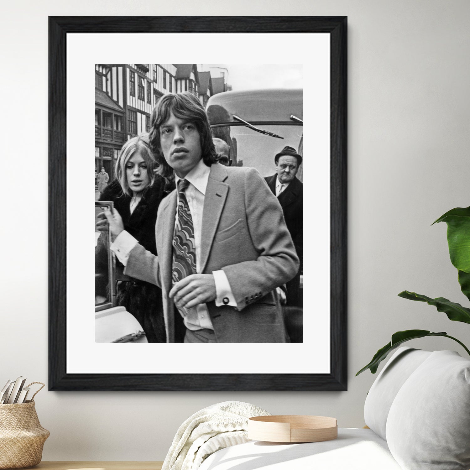 Mick Jagger et Marianne Faithfull by Bridgeman Images on GIANT ART - black and white photography