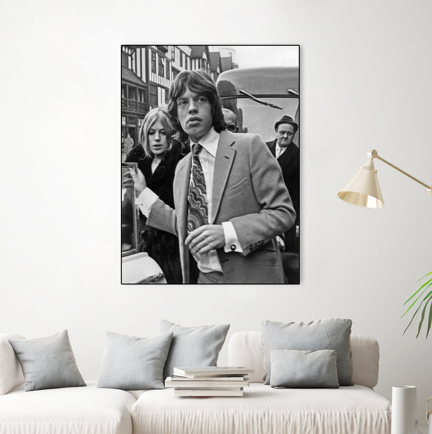 Mick Jagger et Marianne Faithfull by Bridgeman Images on GIANT ART - black and white photography