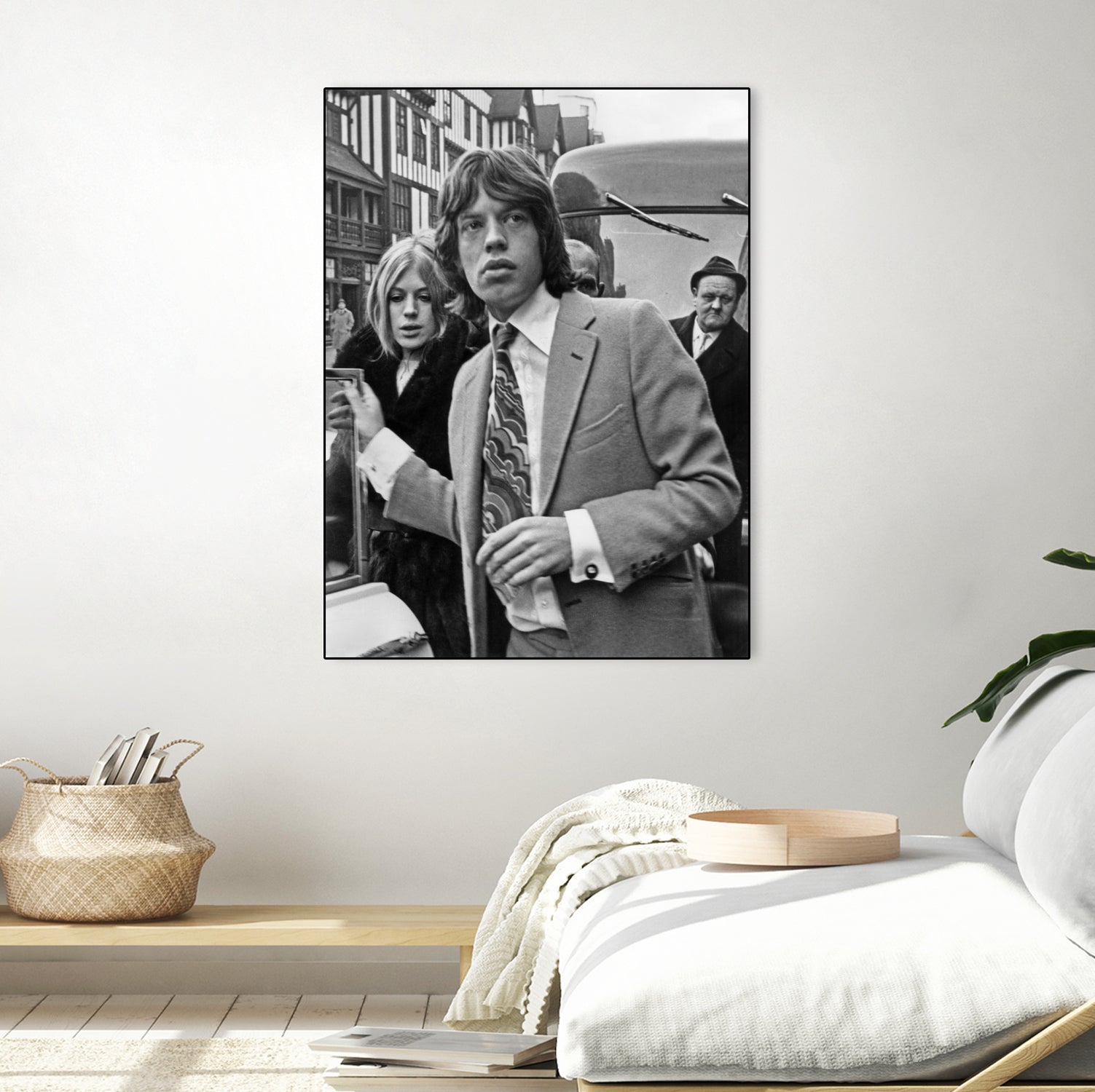 Mick Jagger et Marianne Faithfull by Bridgeman Images on GIANT ART - black and white photography