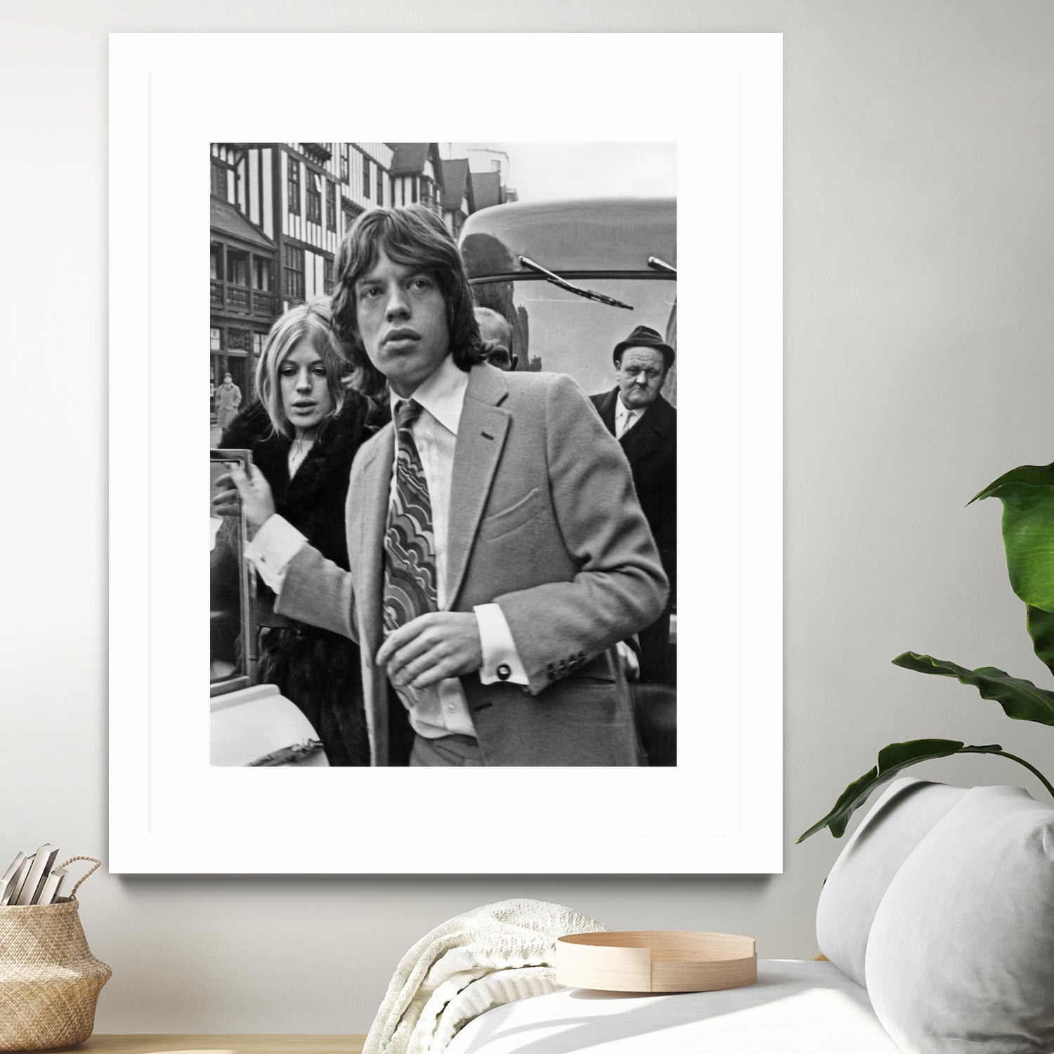 Mick Jagger et Marianne Faithfull by Bridgeman Images on GIANT ART - black and white photography