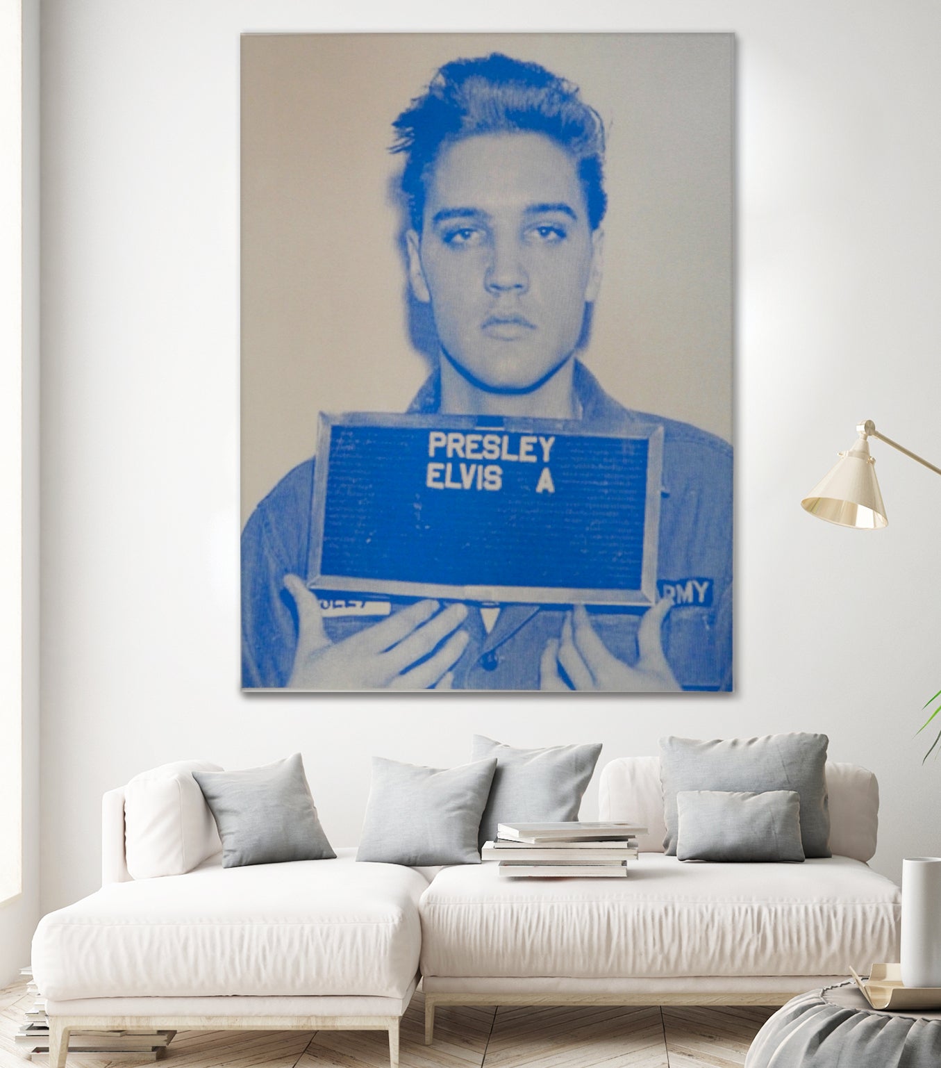 Elvis I, 2017  by Studwell, David on GIANT ART - blue photography