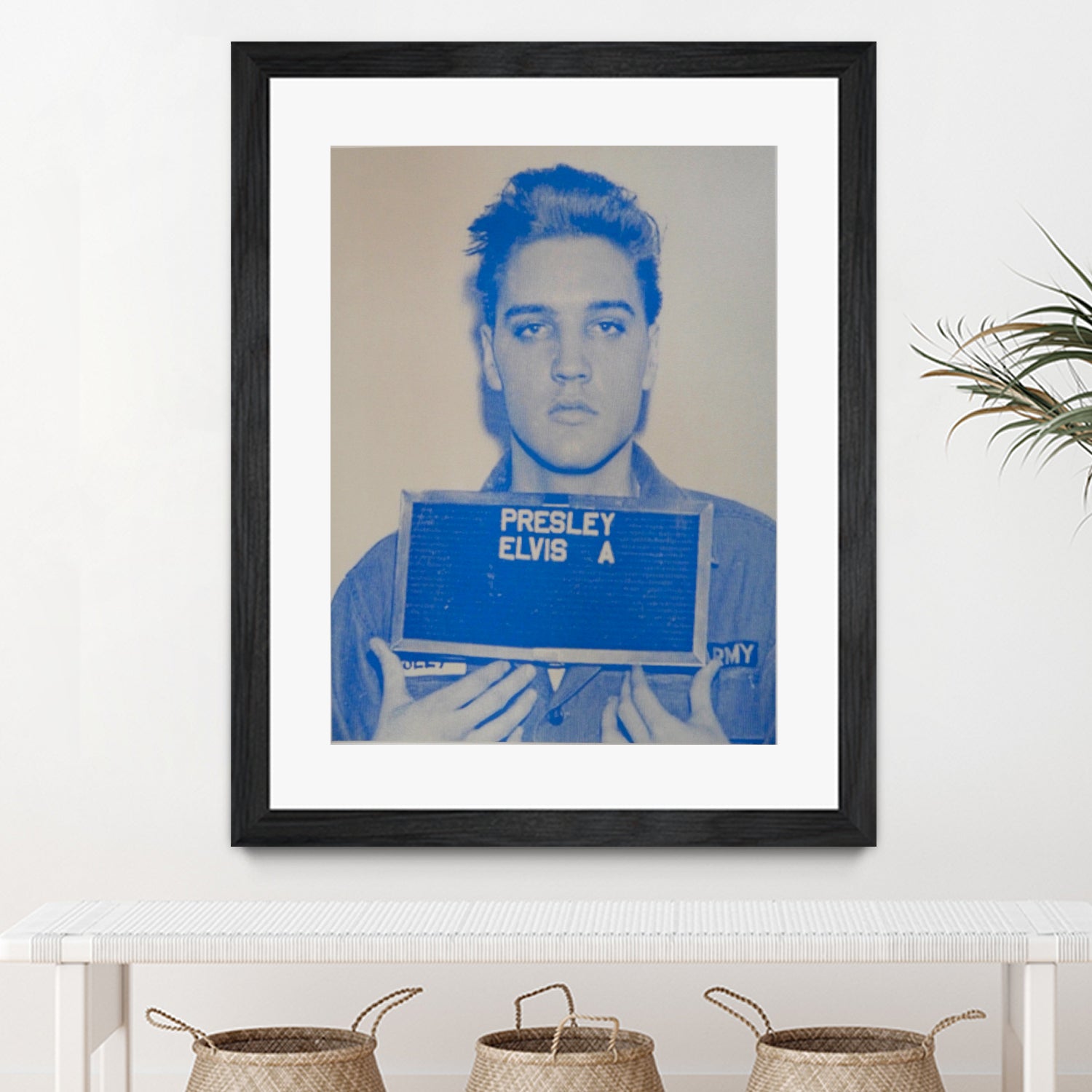 Elvis I, 2017  by Studwell, David on GIANT ART - blue photography