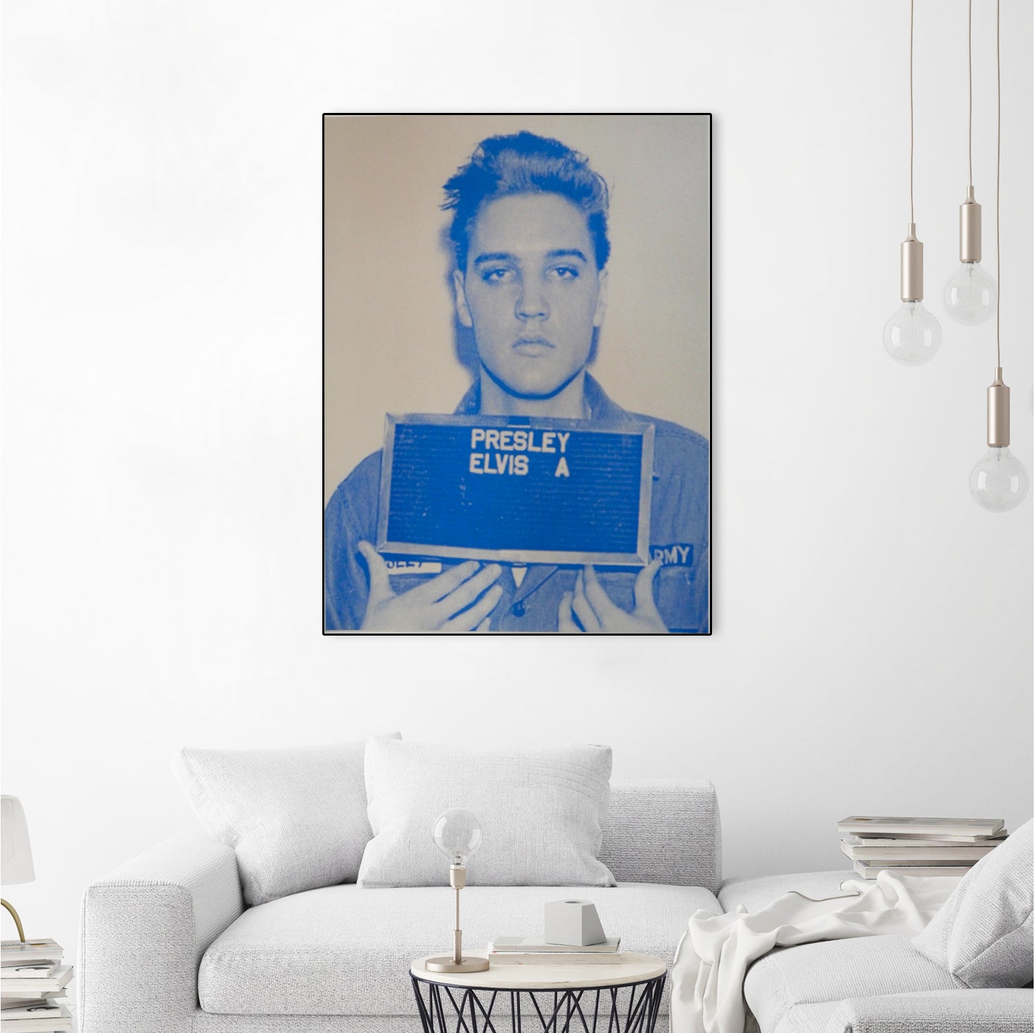 Elvis I, 2017  by Studwell, David on GIANT ART - blue photography