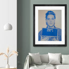 Elvis I, 2017  by Studwell, David on GIANT ART - blue photography