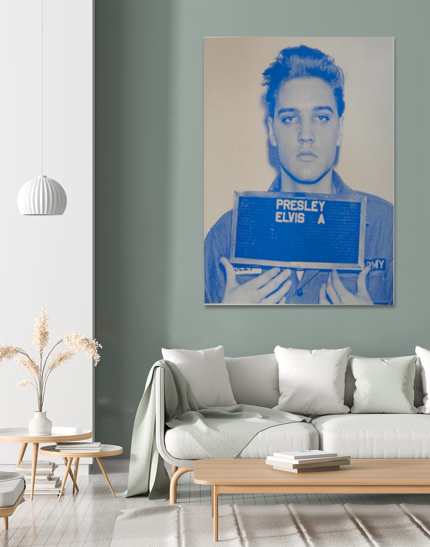 Elvis I, 2017  by Studwell, David on GIANT ART - blue photography