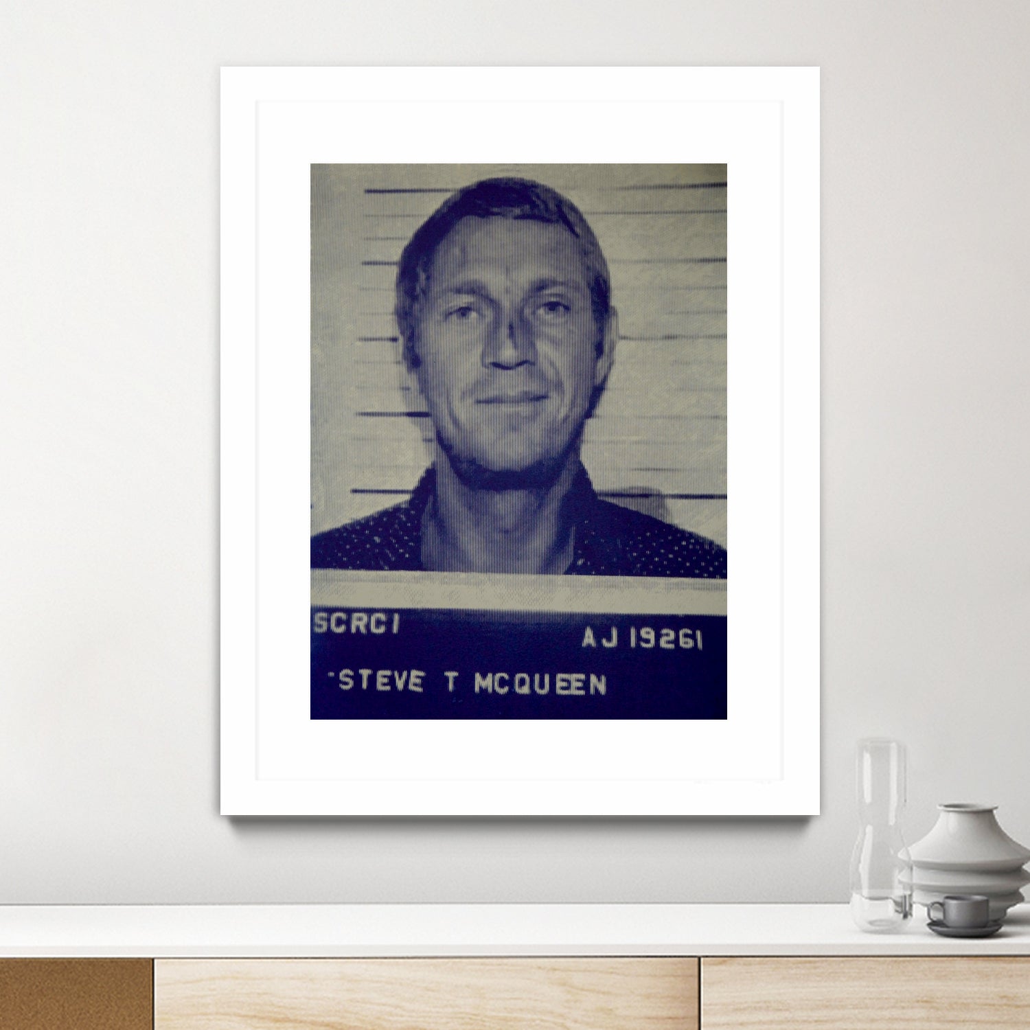 Steve McQueen I, 2017 by Bridgeman Iamges  on GIANT ART - black 