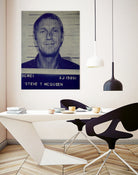 Steve McQueen I, 2017 by Bridgeman Iamges  on GIANT ART - black 