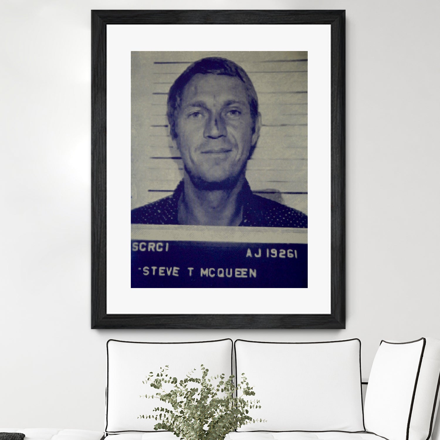 Steve McQueen I, 2017 by Bridgeman Iamges  on GIANT ART - black 