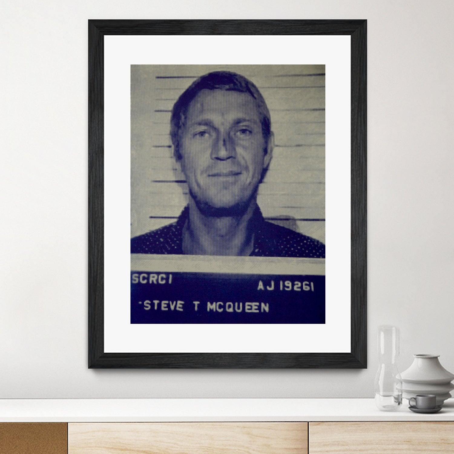 Steve McQueen I, 2017 by Bridgeman Iamges  on GIANT ART - black 