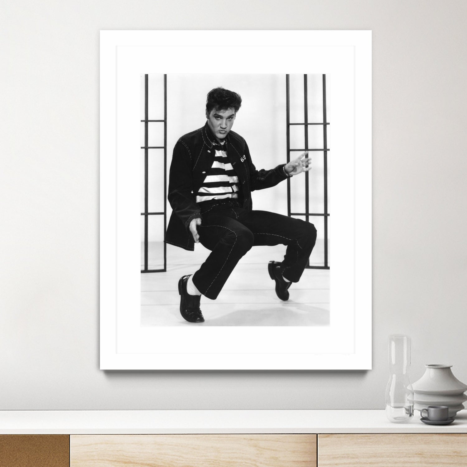 Elvis Presley by  Bridgeman Images on GIANT ART - black and white  photography