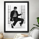 Elvis Presley by  Bridgeman Images on GIANT ART - black and white  photography