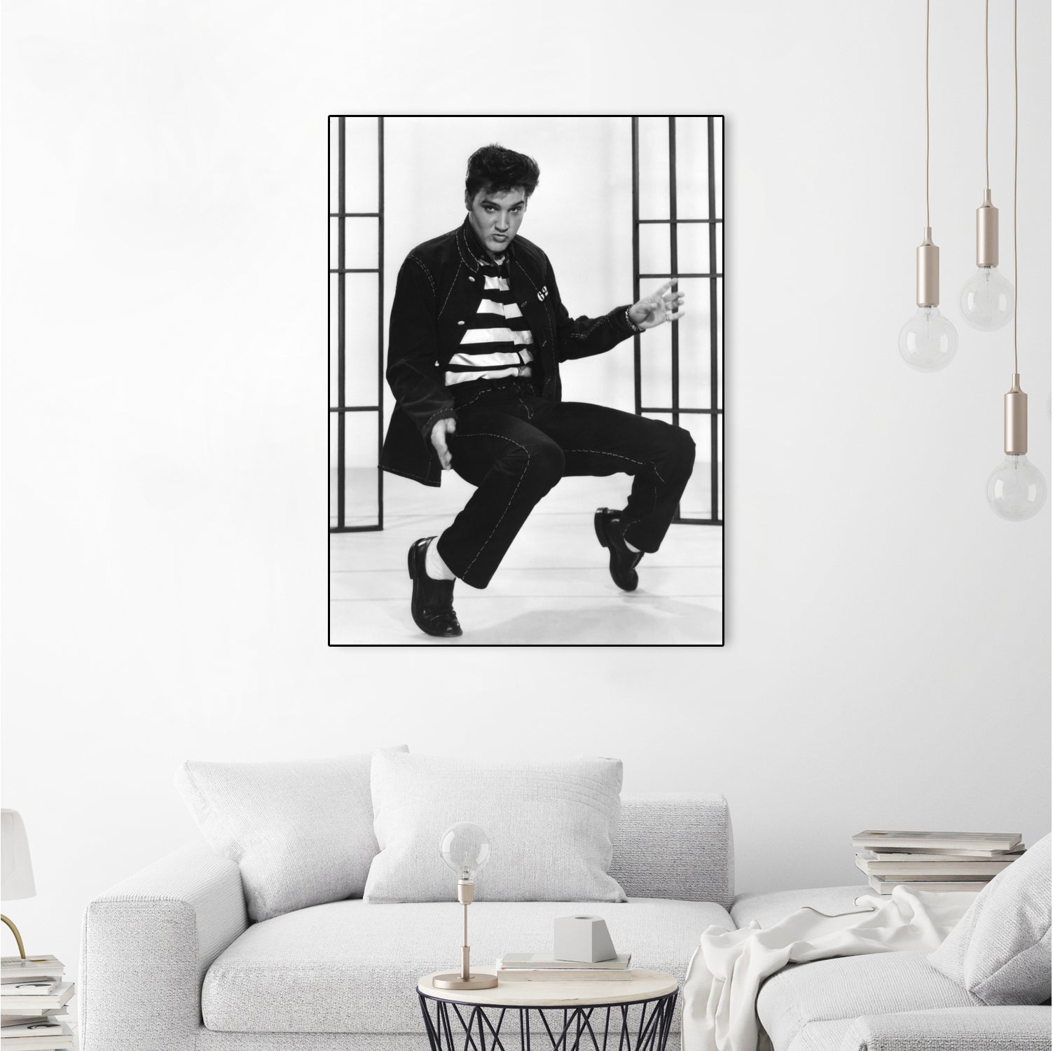 Elvis Presley by  Bridgeman Images on GIANT ART - black and white  photography