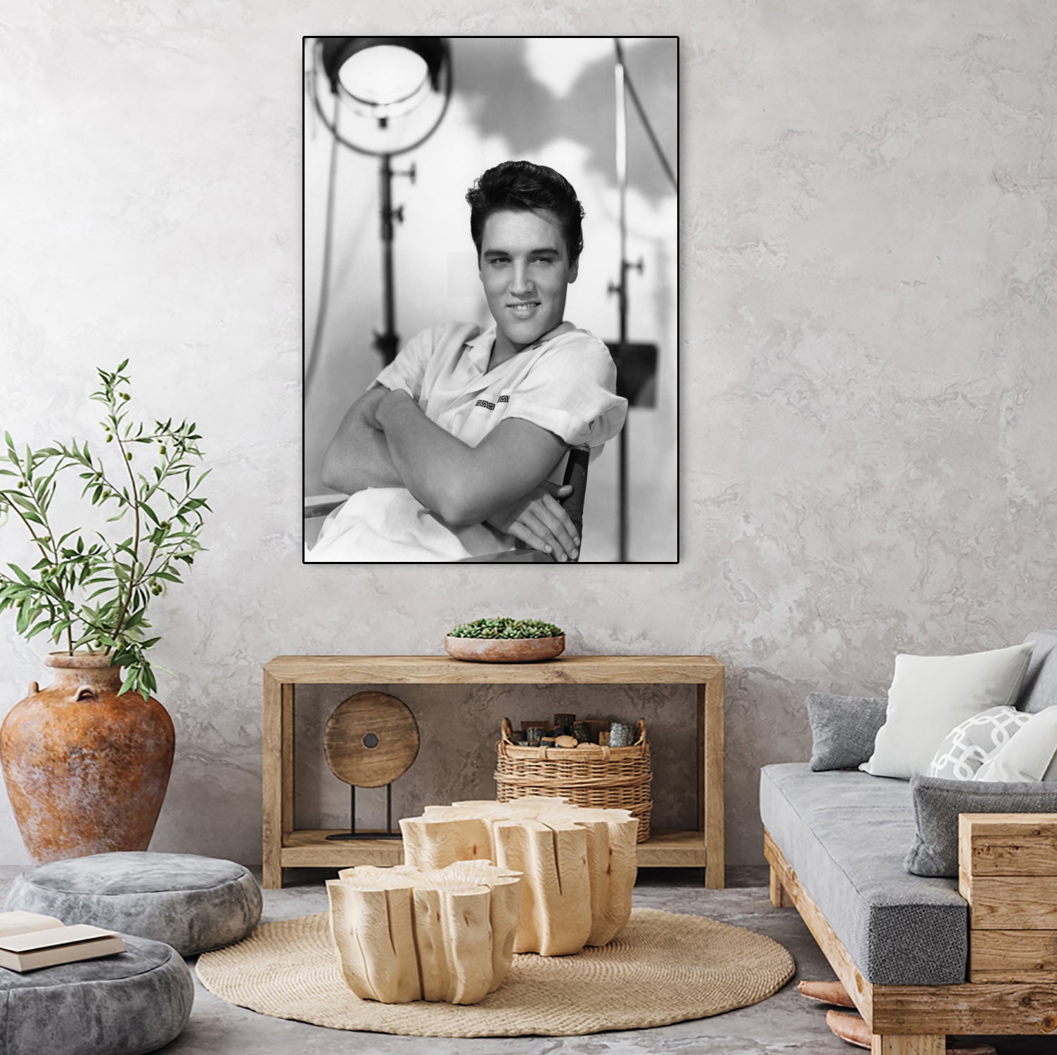 Elvis Presley by Bridgman Images  on GIANT ART - black and white photography