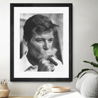 Roger Moore  by © Classic Picture Library / Bridgeman Images on GIANT ART - black and white photography