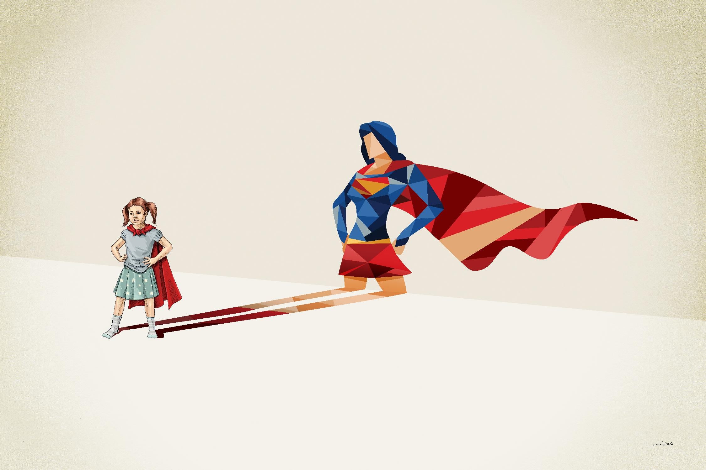 Walking Shadow Heroine by Jason Ratliff on GIANT ART