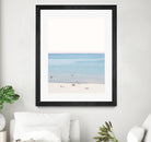 A day at the beach by 83 oranges on GIANT ART - blue coastal beach